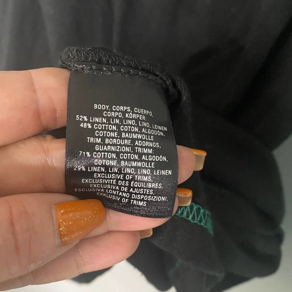 anthropologie Meadow Rue Linen Blend Sleeveless Top Size 8 - Picture 5 of 8